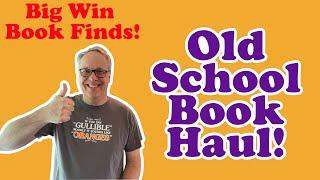 Old School Book Haul with a Big Win $200+ Book!  (The Latest Finds for Resell!)