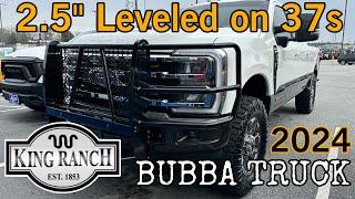 2024 Ford F350 KING RANCH BUBBA Truck 2.5" Leveled on 37s-RANCH HAND