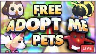 Roblox adopt me free pets live!  #adoptme #mm2