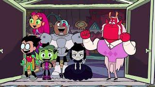 BBREABDAY__The Titans Celebrates beast boy and Raven's birthday in azarath