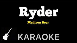 Madison Beer - Ryder | Karaoke Guitar Instrumental