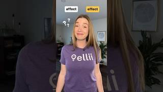 Affect Vs. Effect #shorts #vocabulary