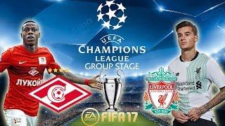 FIFA 17 | Spartak Moscow vs Liverpool | Champions League Group Stage 2017/18 | PS4 Full Gameplay