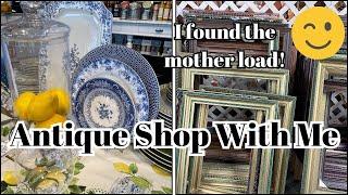 ANTIQUE WITH ME 2024 * ANTIQUE SHOP WITH ME  * I FOUND THE MOTHER LOAD!