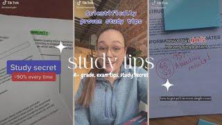 secret to be A+ student study tips • tiktok compilation