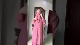 Blush pink 3 peice Jilbab Tutorial