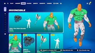 NEW INVINCIBLE ALLEN THE ALIEN OUT NOW! Fortnite Item Shop [March 11th, 2025]