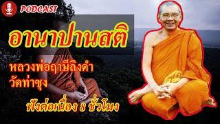 หลวงพ่อฤาษีลิงดำ | ฟังธรรมะก่อนนอน | อานาปานสติ (ฟังต่อเนื่องยาว 8 ชั่วโมง)