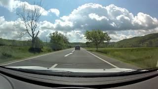Driving E60 road from Targu-Mures to Brasov, Romania, June 2nd, 2012, timelapsed