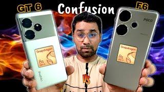 realme GT 6 Vs POCO F6 Speed Test & Full Comparison | Best 5G Mobile Under 40K ?