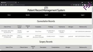 Patient Record Management System in PHP MySQL with Source Code - CodeAstro