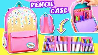 DIY ICE CREAM  Pencil Case - MINI BACKPACK【 School Supplies 】 - Back to SCHOOL | aPasos Crafts DIY