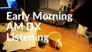 Early Morning AM DX Radio  (ft. Panasonic RF-3100)