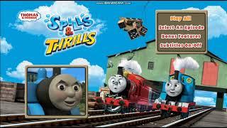 Thomas & Friends UK DVD Menu Walkthrough: Spills and Thrills