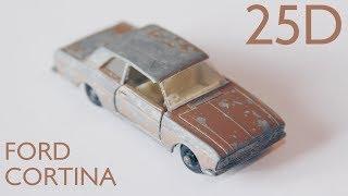 MATCHBOX custom restoration: No. 25D Ford Cortina - DIECASTRESTOS