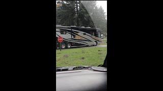 대형캠핑카 견인차 분리법 How To Disconnect Your Flat Tow Vehicle From Motor Home #shorts