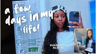 "INFLUENCER" WEEK IN MY LIFE | bad management meeting, giveaways, and content