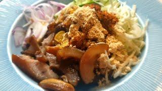 ဝက်ခေါင်းသုပ် Salad  Pork head  Burmese’s style