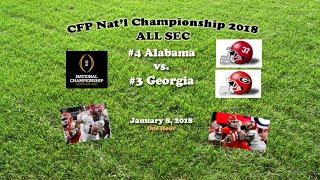 2018 CFP National Championship (Alabama v Georgia) One Hour