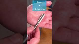 Industrial Quality vs  Budget Tools – What You Should Know About Thread Cutting Tools!