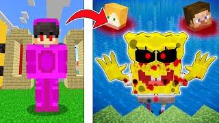 I Scared My Friend as Spongebob.EXE in Minecraft