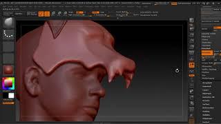3D modelling wolf mask: Livestream Willow Creative