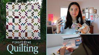 quilt with me!! (making a beginner quilt in 2 days because why not)