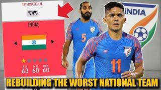 REBUILDING THE WORST NATIONAL TEAM!!! in FIFA 20 Career Mode