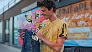 Humiliated for being poor, this homeless man finds pants that make him rich