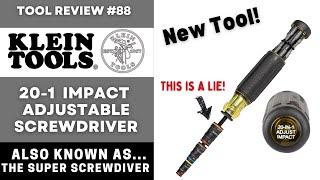 Klein Tools NEW 20-1 Screwdriver  32303HD ...  They finally released the Super Screwdriver! #tools