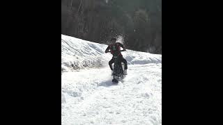 NBA YoungBoy Driving Snow Mobile On Gravedigger Mountain. 12-6-2023