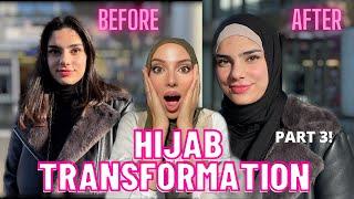 NON HIJABIS TRYING THE HIJAB FOR THE FIRST TIME! PART 3 (with a surprise!)