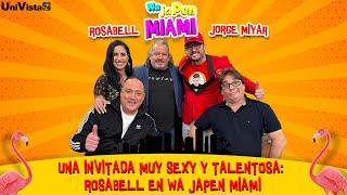 Sexy y Talentosa: Rosabell como invitada junto a Jorge Miyar en Wa Japen Miami