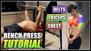 How to do the BARBELL BENCH PRESS! | 2 Minute Tutorial