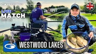 LIVE MATCH FISHING AT WESTWOOD LAKES WITH PETE BLACK | FALCON LAKE | GARBOLINO UK