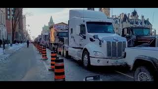 Convoy has arrived at Parliament Hill #FreedomConvoy2022