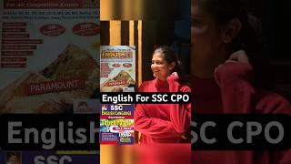 Best english book for SSC CPO 2023 #ssc