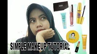 MAKEUP SIMPLE PAKAI PRODUK MURAH | ERWINDAS