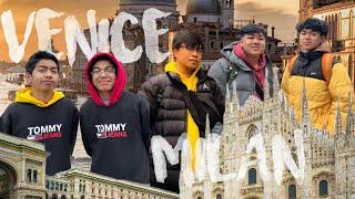 SHORT TRIP TO VENICE & MILAN ITALY | WITH THE JUNIORS! | ANG SARAP NANG JOLLIBEE!