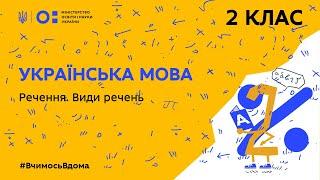 2 клас. Українська мова. Речення. Види речень (Тиж.2:ЧТ)