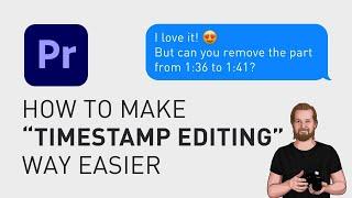 How to delete certain times in Adobe Premiere Pro