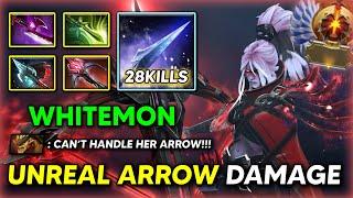 UNREAL ARROW DAMAGE By Whitemon Drow Ranger 28Kills With Silver Edge + Butterfly Build 7.37d DOTA 2