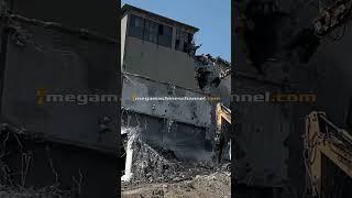 Two Liebherr Excavators Demolishing Buildings!