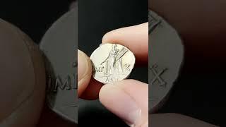 Augustus Actium Denarius #ancientcoins
