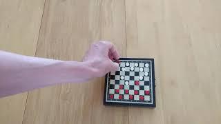 Draughts aka Checkers - how to setup and play 1150 abstract strategy board game * Amass Games *