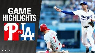 Phillies vs. Dodgers Game Highlights (8/7/24) | MLB Highlights