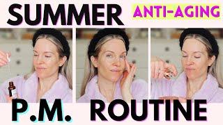 MY NIGHTTIME ANTI-AGING SKINCARE ROUTINE | P.M. SUMMER SKINCARE ROUTINE | OVER 30 | TRETINOIN