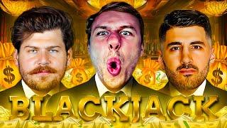 INSANE BLACKJACK RUN WITH NICKMERCS AND TAYLOR LEWAN IN VEGAS!