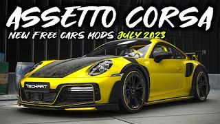 Assetto Corsa - NEW 17 FREE CARS MODS - July 2023 | + Download Links 