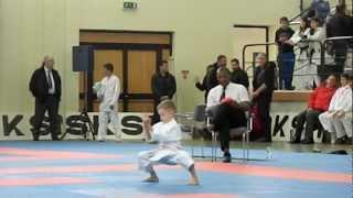 Mayorov Dmitry 5 years old. 1st place karate freestyle kata. Malta 2012